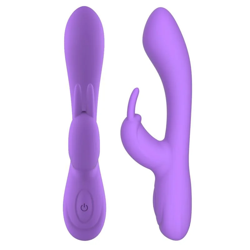 Mauve Vibrador Corpo Único Silicone Líquido Roxo — vista 3 de 3