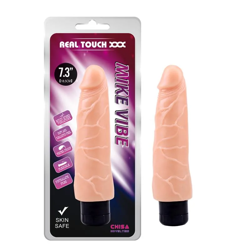 Vibrador Mike em T-Skin Tom Natural Chisa
