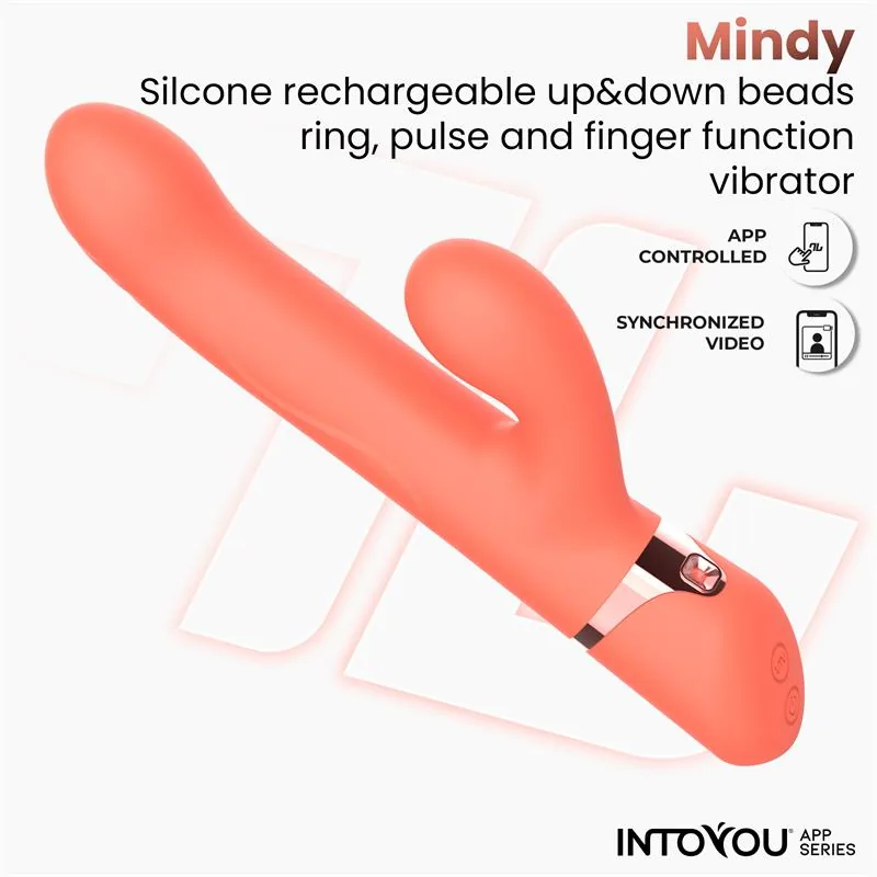 Vibrador Mindy com Anel de Bolas e Aplicação Intoyou — vista 3 de 9