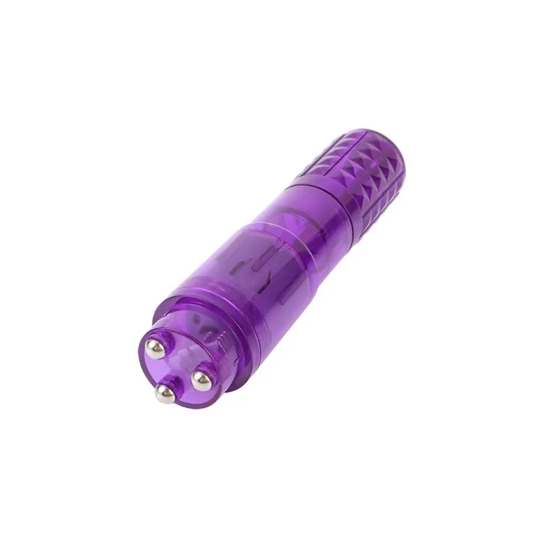 Mini Massajador 3 Cabeças Roxo — vista 3 de 3