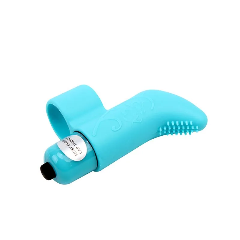 Vibrador MisSweet em Silicone Azul Chisa