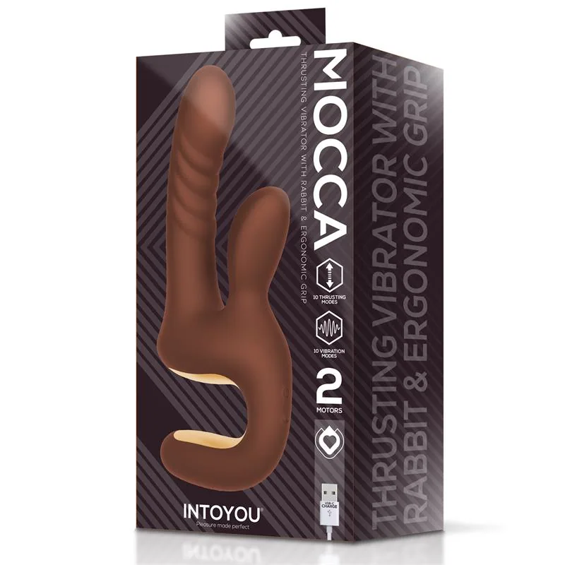 Vibrador Mocca com Vaivém e Pega Ergonómica USB Intoyou — vista 10 de 10