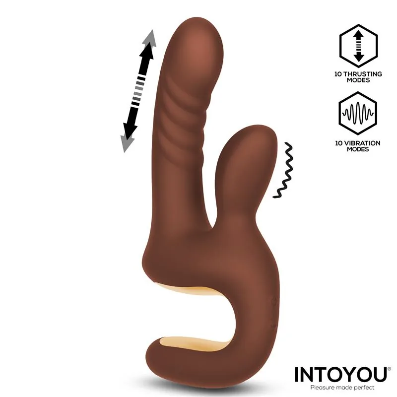 Vibrador Mocca com Vaivém e Pega Ergonómica USB Intoyou — vista 2 de 10