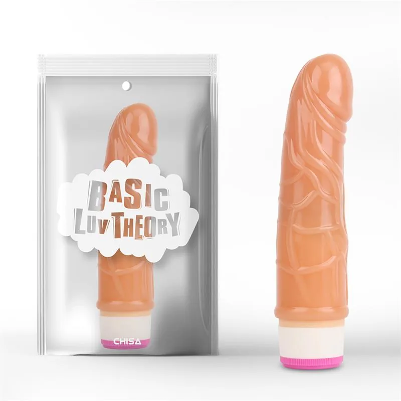 Vibrador Multivelocidade 17,5 cm Natural — vista 2 de 2