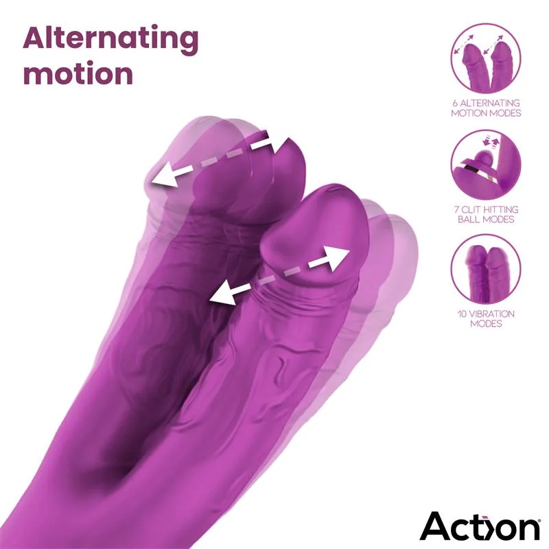 Vibrador Nico com Duplo Eixo Alternante e Bola Percutora Action — vista 3 de 9