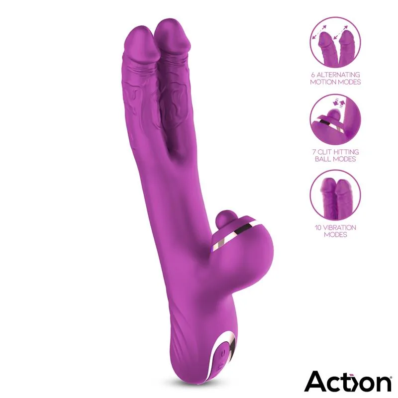 Vibrador Nico com Duplo Eixo Alternante e Bola Percutora Action — vista 6 de 9