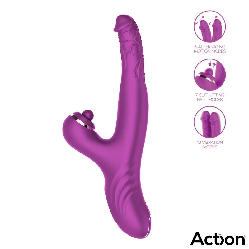 Vibrador Nico com Duplo Eixo Alternante e Bola Percutora Action — vista 7 de 9