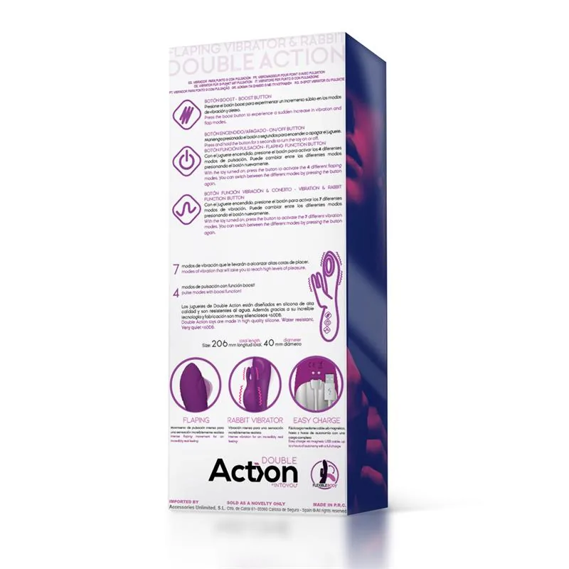 Vibrador No. Eleven Coelho para o Ponto G com Função de Pulsação em Silicone USB Action — vista 3 de 7