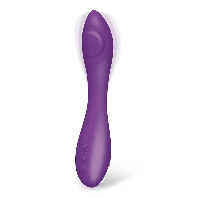 Vibrador No. Nine para o Ponto G com Função de Pulsação em Silicone USB Action — vista 4 de 7
