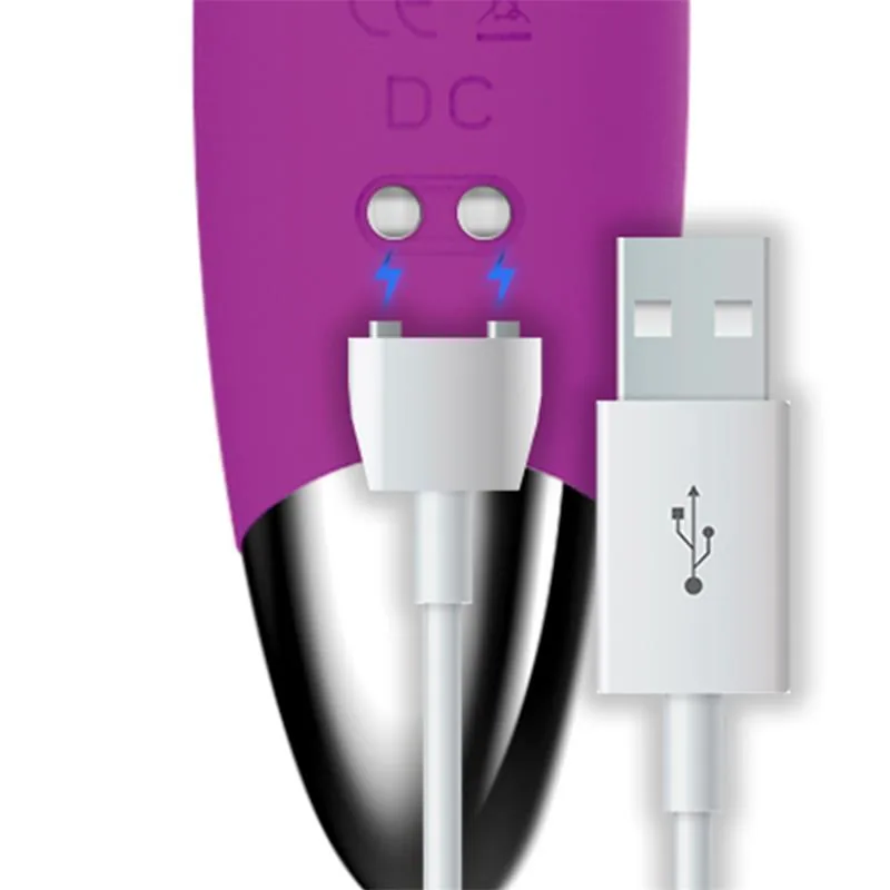 Vibrador No. Ten Ponto G Hiperflexível USB Magnético Action — vista 4 de 7