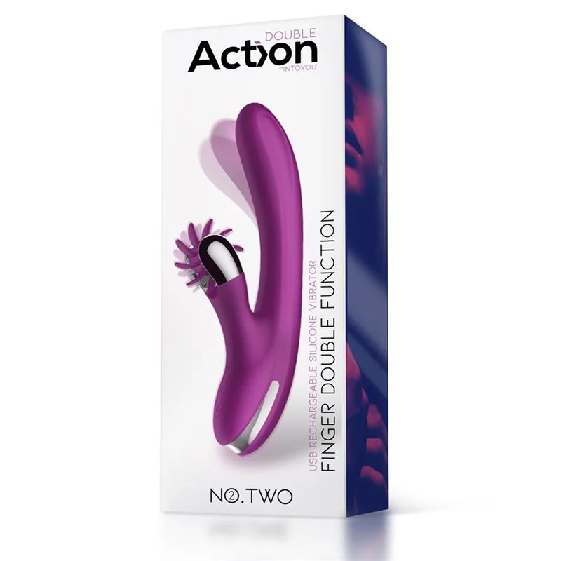 Vibrador No. Two com Movimento de Dedo e Roda Estimuladora Action — vista 5 de 6