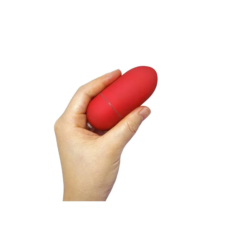 Vibrador Ovo 10 Funções Vermelho Moove — vista 3 de 4