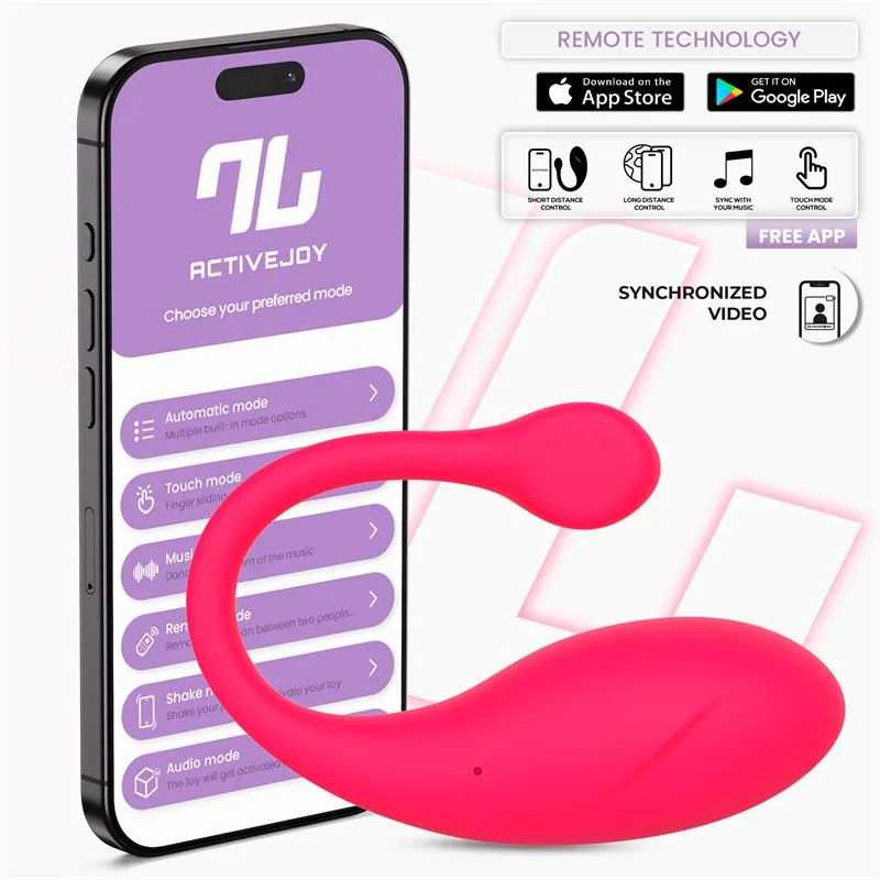 Vibrador Ovo Bulby com Aplicação Intoyou Rosa Intenso