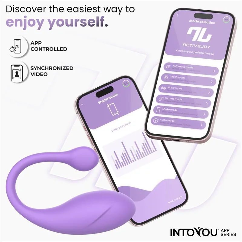 Vibrador Ovo Bulby com Aplicação Lavanda IntoYou — vista 3 de 9