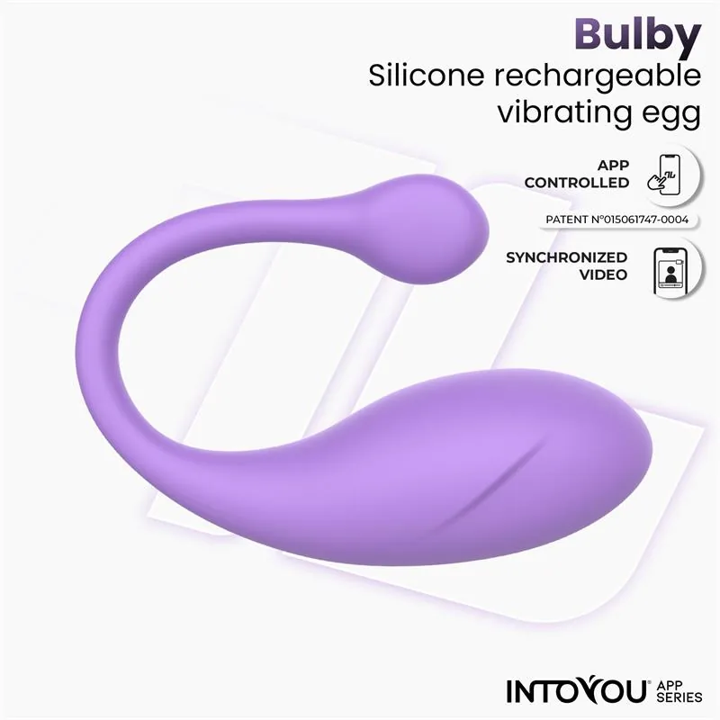 Vibrador Ovo Bulby com Aplicação Lavanda IntoYou — vista 5 de 9