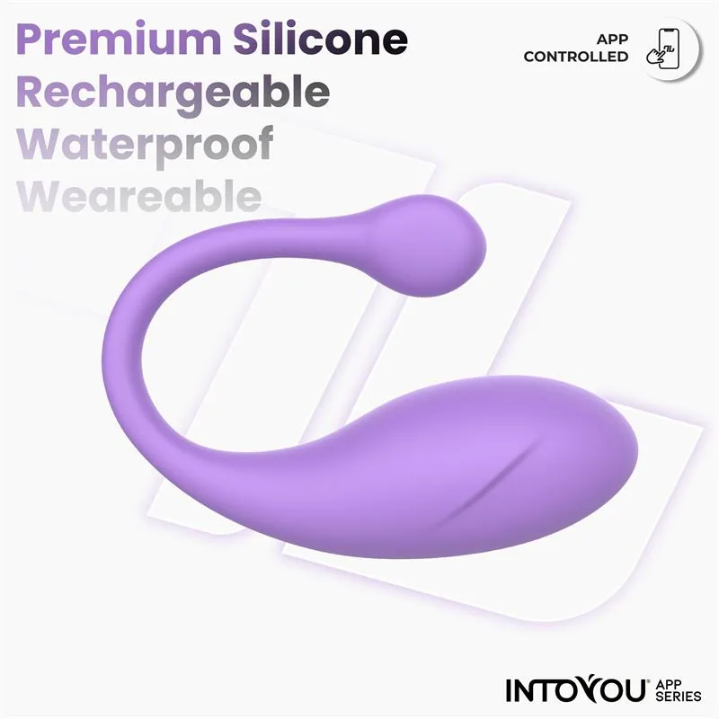 Vibrador Ovo Bulby com Aplicação Lavanda IntoYou — vista 8 de 9