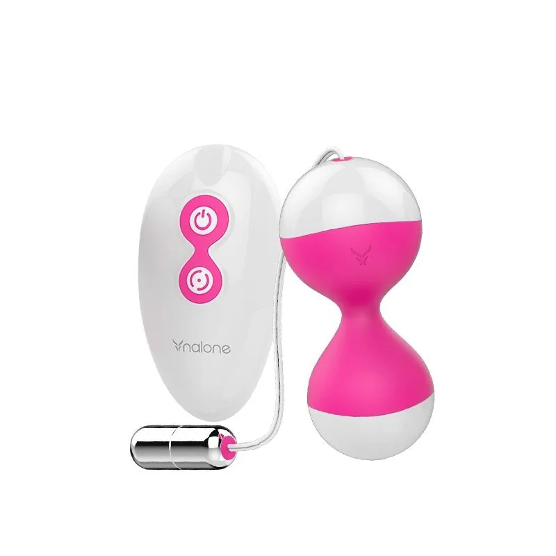 Vibrador Ovo com Bolas de Kegel Miu Miu Fúcsia Nalone