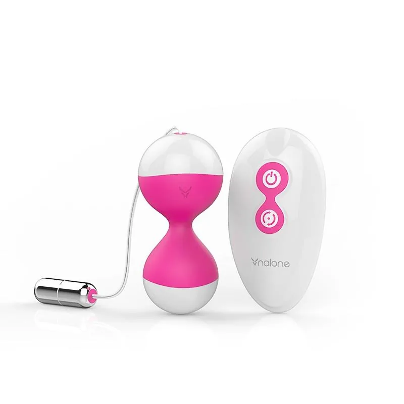 Vibrador Ovo com Bolas de Kegel Miu Miu Fúcsia Nalone — vista 3 de 6