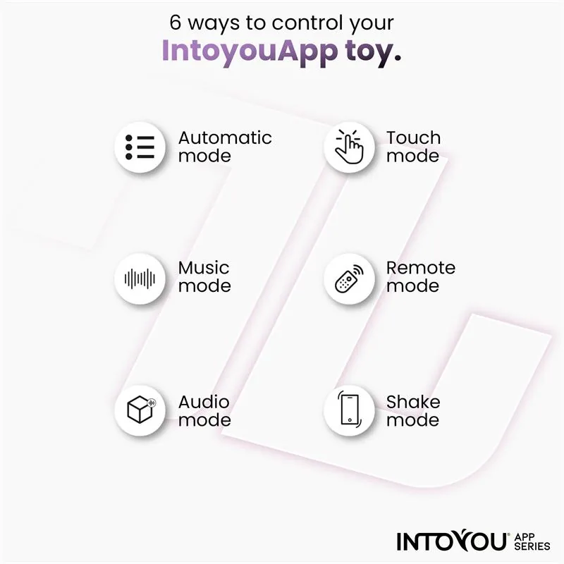 Vibrador Ovo com Bolas Internas, Rotação e Aplicação USB InToYou — vista 7 de 9