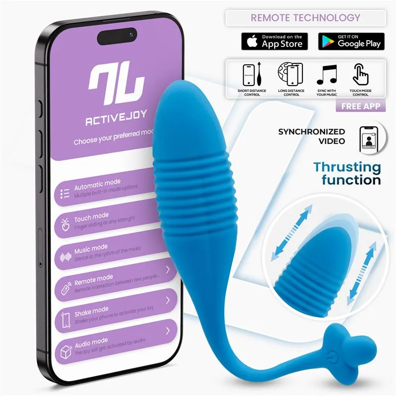 Vibrador Ovo com Movimento de Vaivém e Aplicação USB InToYou