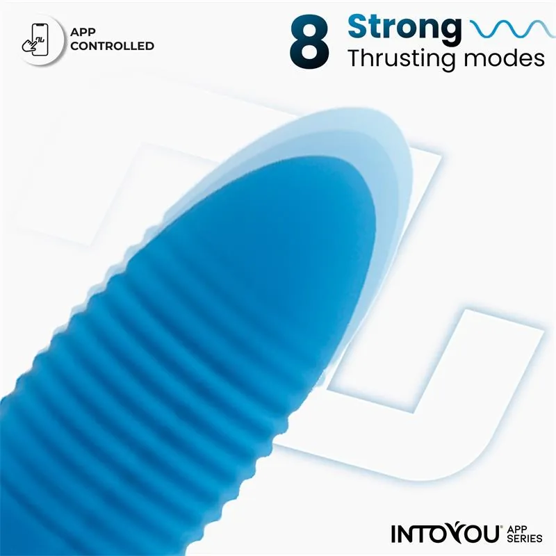 Vibrador Ovo com Movimento de Vaivém e Aplicação USB InToYou — vista 4 de 9