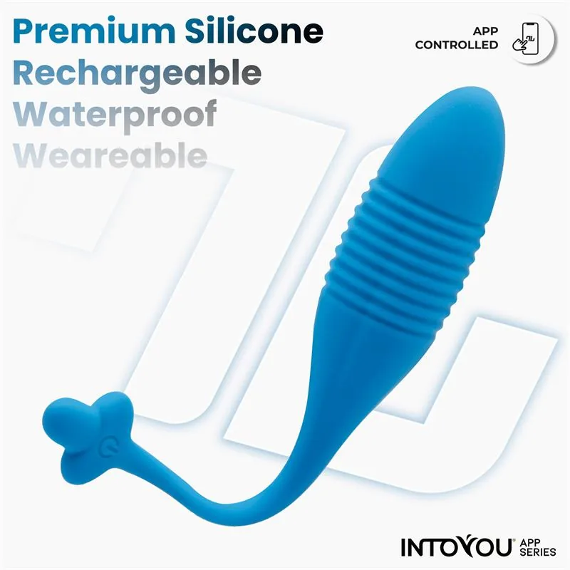 Vibrador Ovo com Movimento de Vaivém e Aplicação USB InToYou — vista 5 de 9