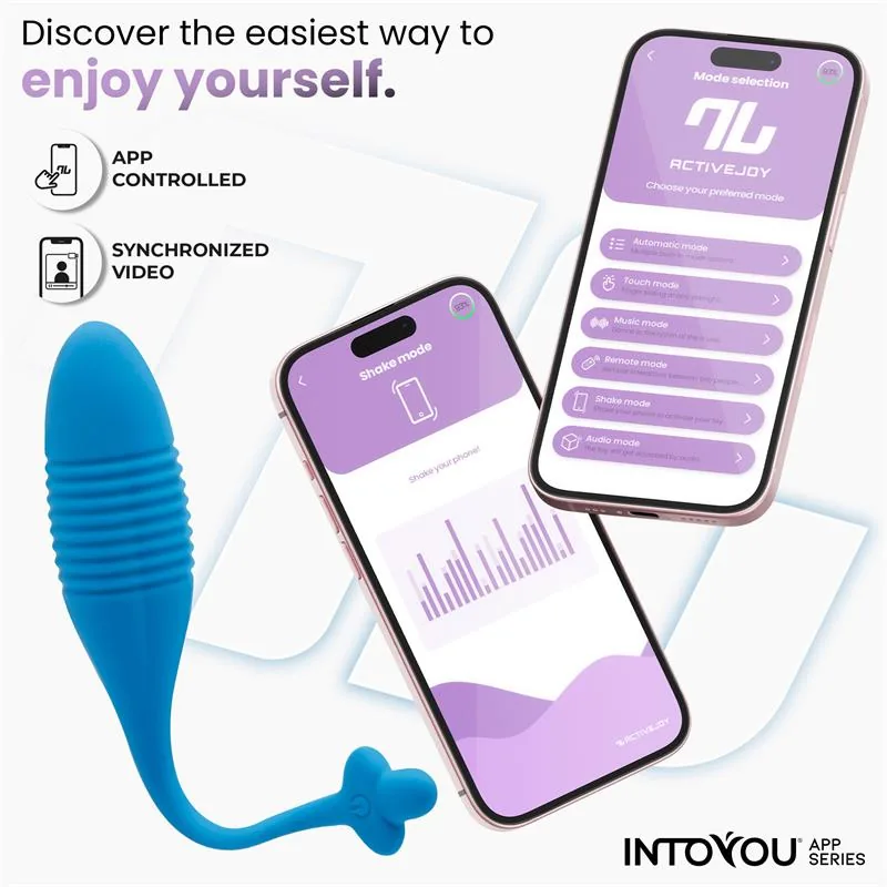 Vibrador Ovo com Movimento de Vaivém e Aplicação USB InToYou — vista 6 de 9