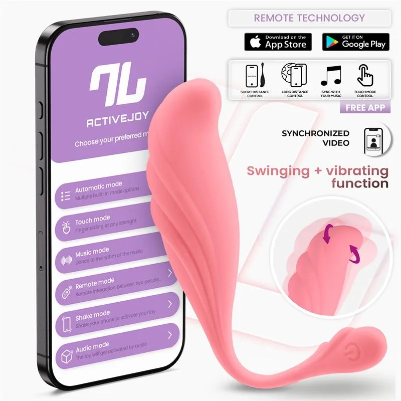 Vibrador Ovo com Movimento Ondulante e Aplicação USB InToYou