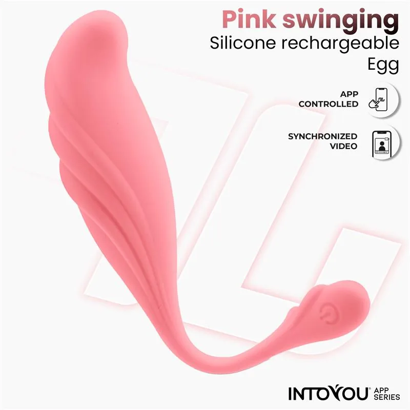 Vibrador Ovo com Movimento Ondulante e Aplicação USB InToYou — vista 3 de 9