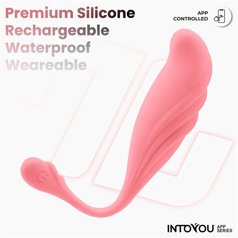 Vibrador Ovo com Movimento Ondulante e Aplicação USB InToYou — vista 5 de 9
