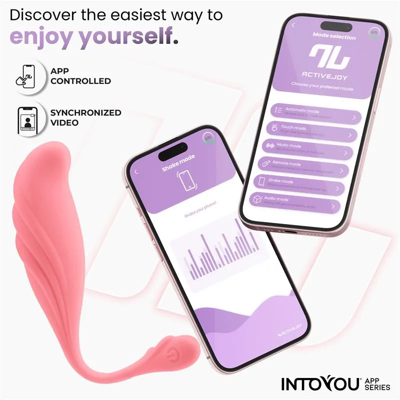 Vibrador Ovo com Movimento Ondulante e Aplicação USB InToYou — vista 6 de 9