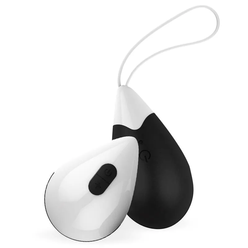 Vibrador Ovo com Comando à Distância em Silicone Preto USB Drops — vista 2 de 6