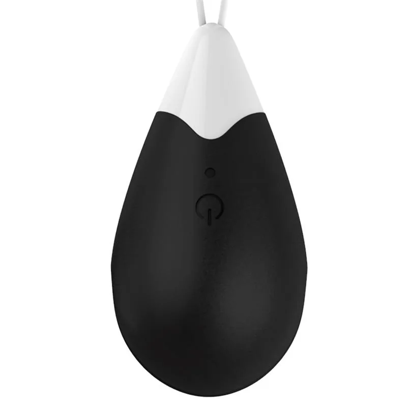 Vibrador Ovo com Comando à Distância em Silicone Preto USB Drops — vista 3 de 6