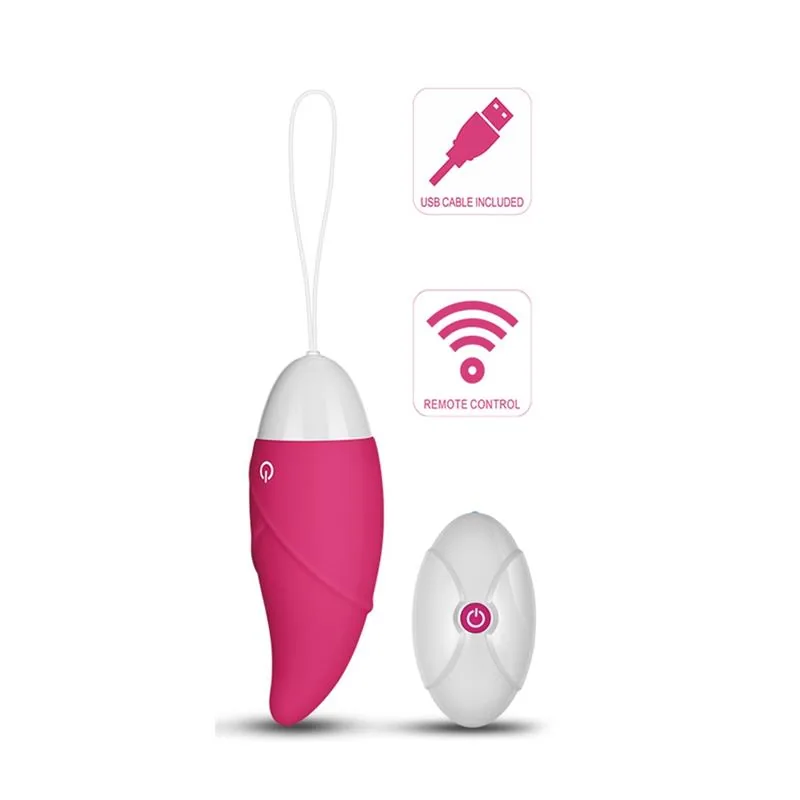 Vibrador Ovo iJoy com Comando à Distância USB Rosa Lovetoy — vista 2 de 7