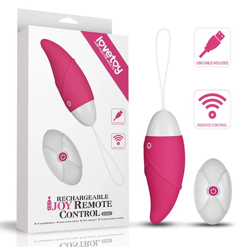 Vibrador Ovo iJoy com Comando à Distância USB Rosa Lovetoy — vista 7 de 7