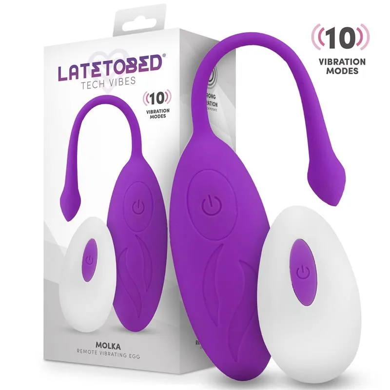 Vibrador Ovo Molka com Comando à Distância LateToBed