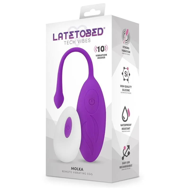 Vibrador Ovo Molka com Comando à Distância LateToBed — vista 7 de 7