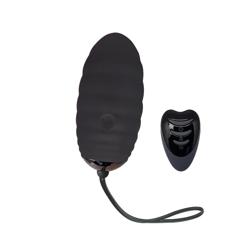 Vibrador Ovo Ocean Breeze 2.0 com Comando à Distância Preto Adrien Lastic