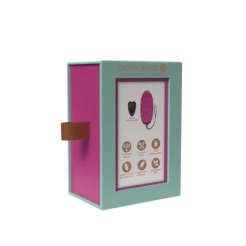 Vibrador Ovo Ocean Breeze 2.0 com Comando à Distância Rosa Adrien Lastic — vista 5 de 5