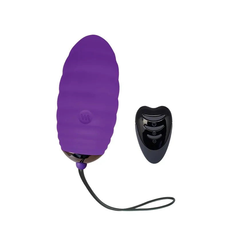 Vibrador Ovo Ocean Breeze 2.0 com Comando à Distância Roxo Adrien Lastic