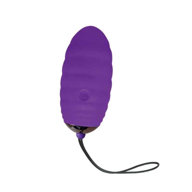 Vibrador Ovo Ocean Breeze 2.0 com Comando à Distância Roxo Adrien Lastic — vista 2 de 5
