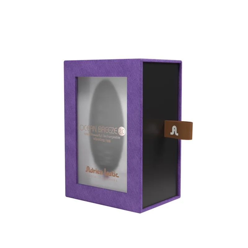 Vibrador Ovo Ocean Breeze 2.0 com Comando à Distância Roxo Adrien Lastic — vista 4 de 5