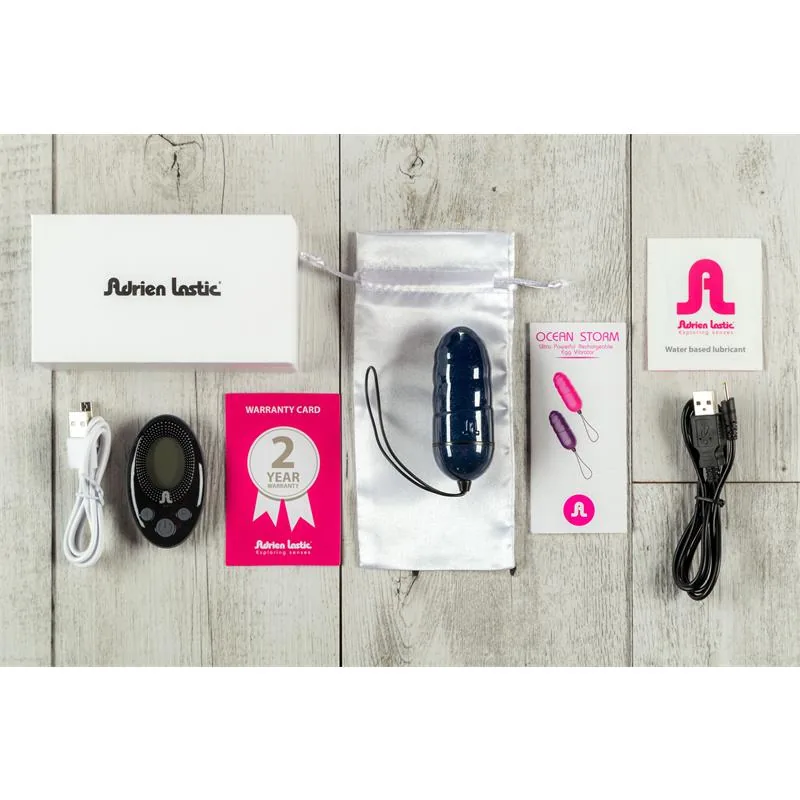 Vibrador Ovo Ocean Storm com Comando à Distância Adrien Lastic — vista 4 de 6