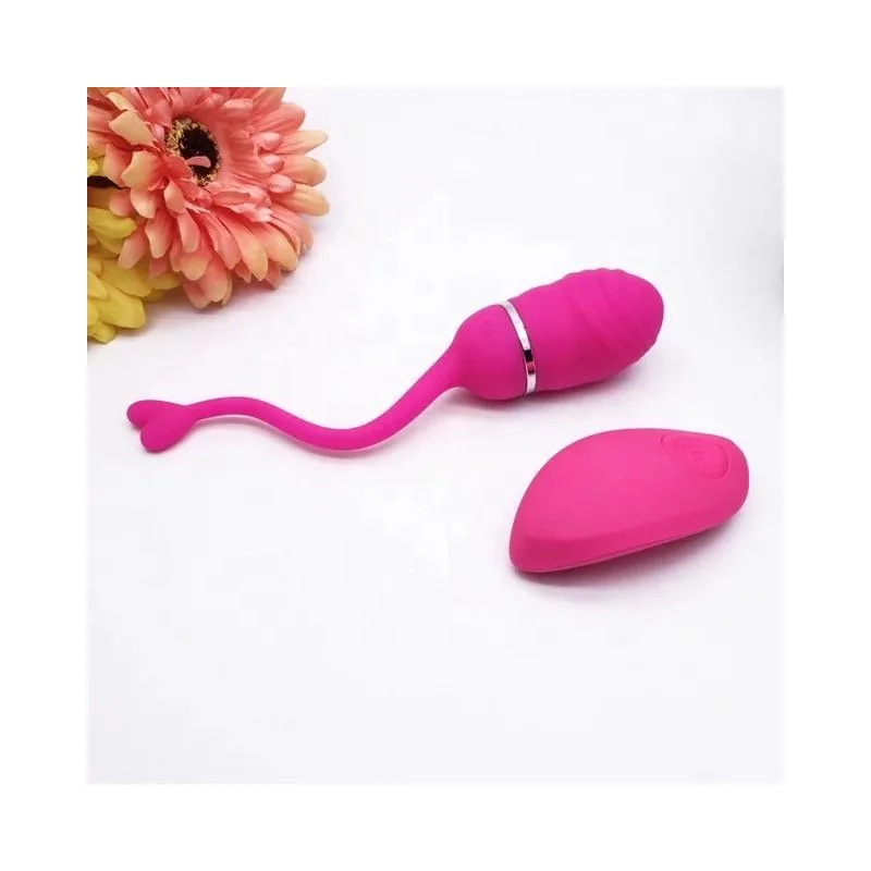 Vibrador Ovo Odise com Comando à Distância em Silicone Rosa InToYou — vista 6 de 9
