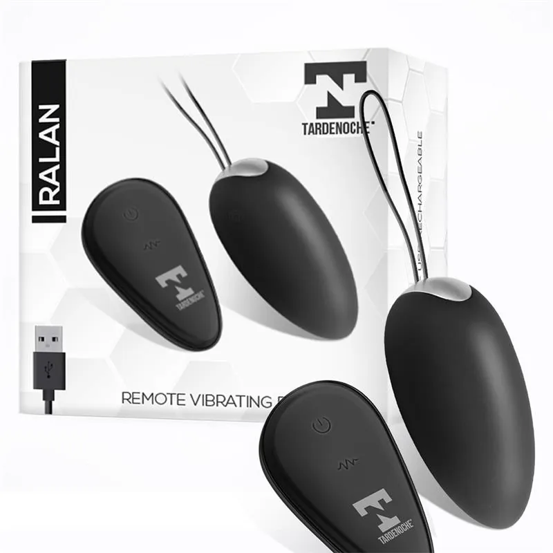 Vibrador Ovo Ralan com Comando à Distância USB Magnético Tardenoche