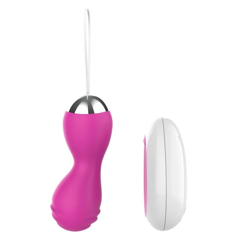 Ovo Vibratório com Comando à Distância USB Rosa — vista 2 de 3