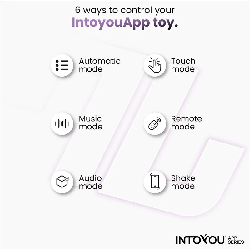Vibrador para Casais Flexível com Aplicação Silicone Lavanda InToYou — vista 6 de 8