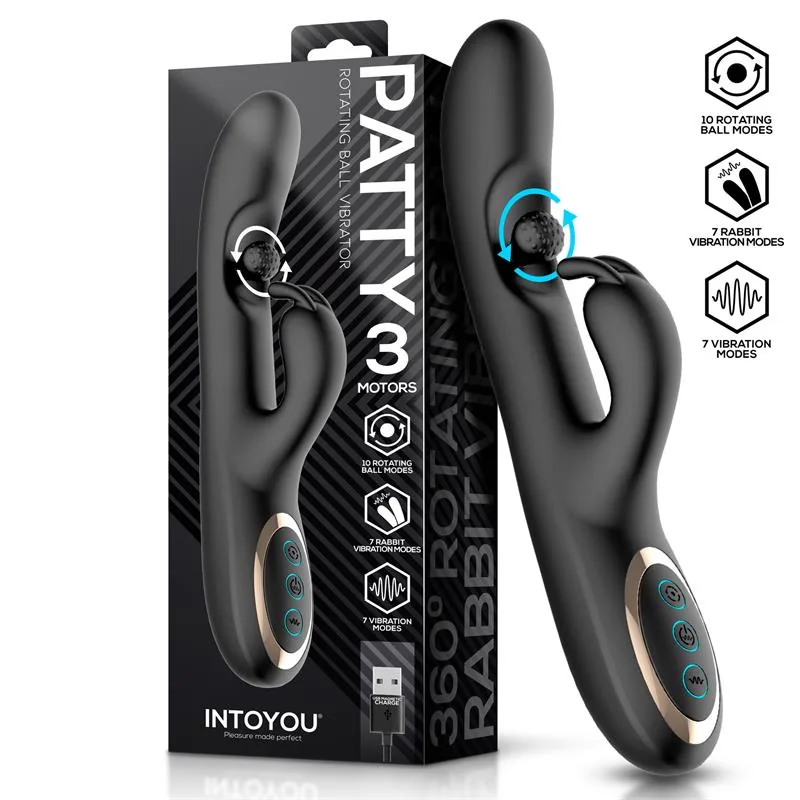 Vibrador Patty com Bola Rotativa 360º InToYou