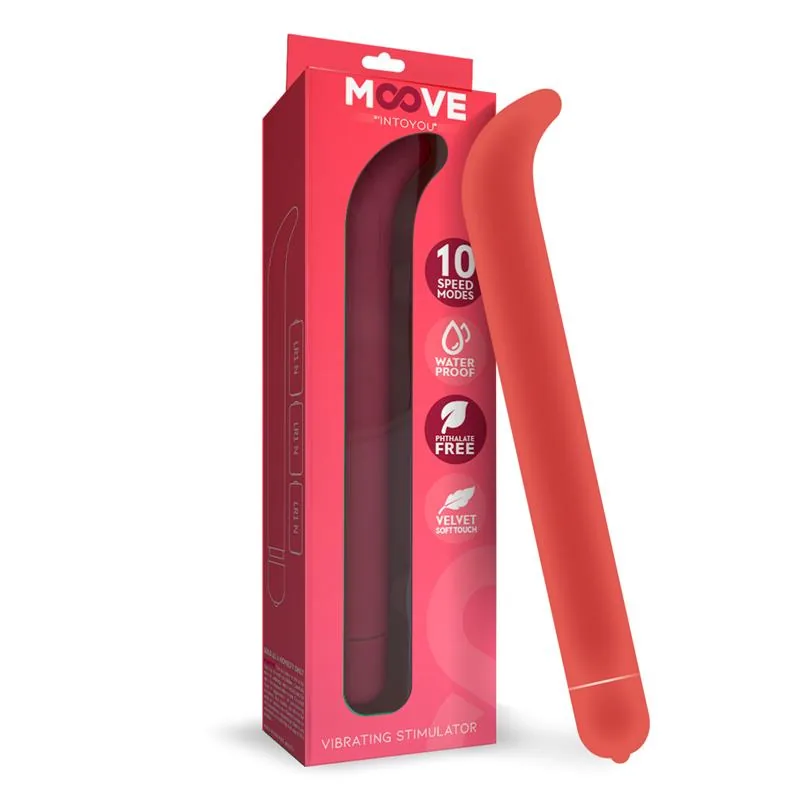 Vibrador Ponto G com 10 Funções Rosa Moove
