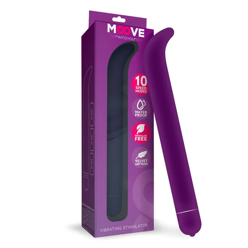 Vibrador Ponto G com 10 Funções Roxo Moove
